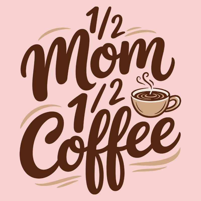 Mutter Koffein Halb Mama Halb Kaffee