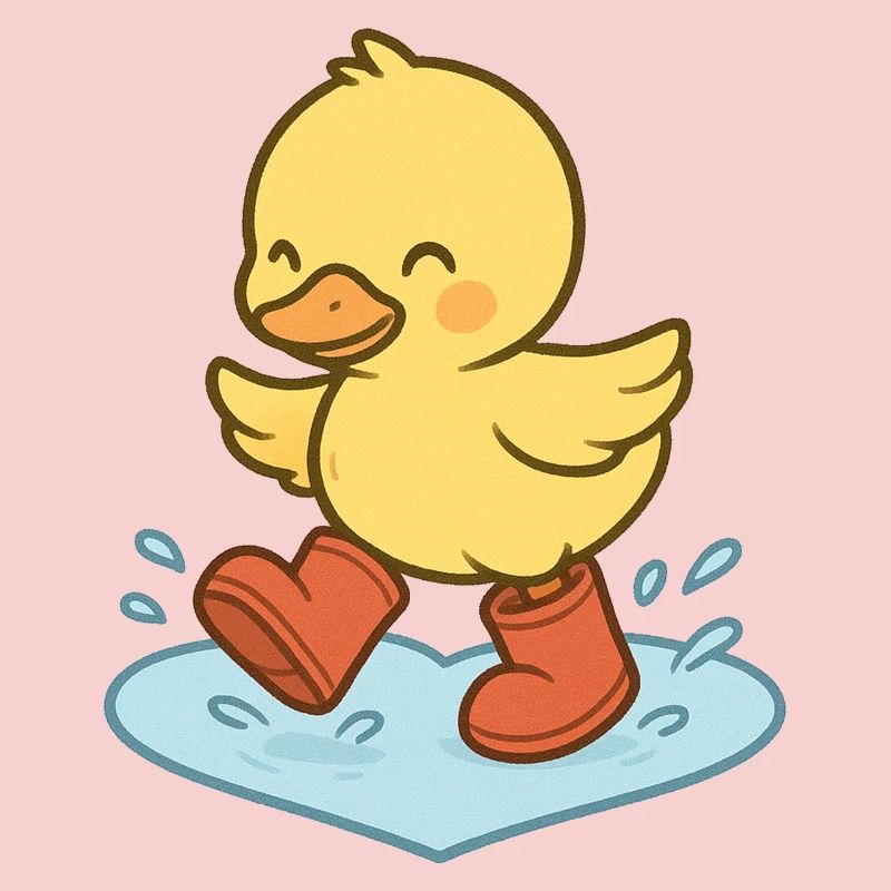 QuackSplash Canard en caoutchouc dans les bottes