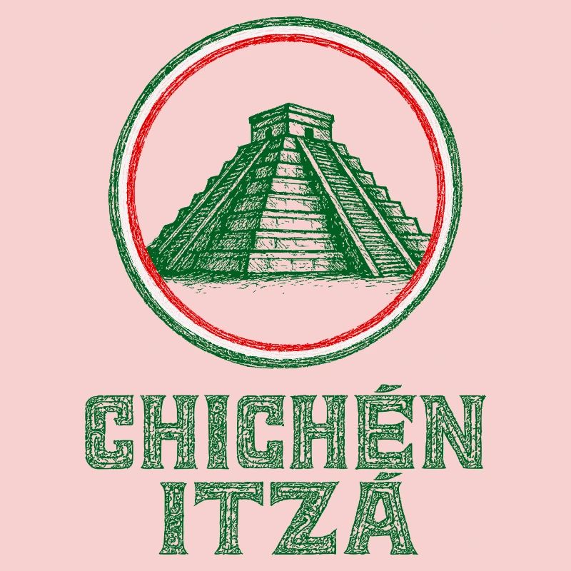 Chichén Itzá Tempel Flagge Mexiko