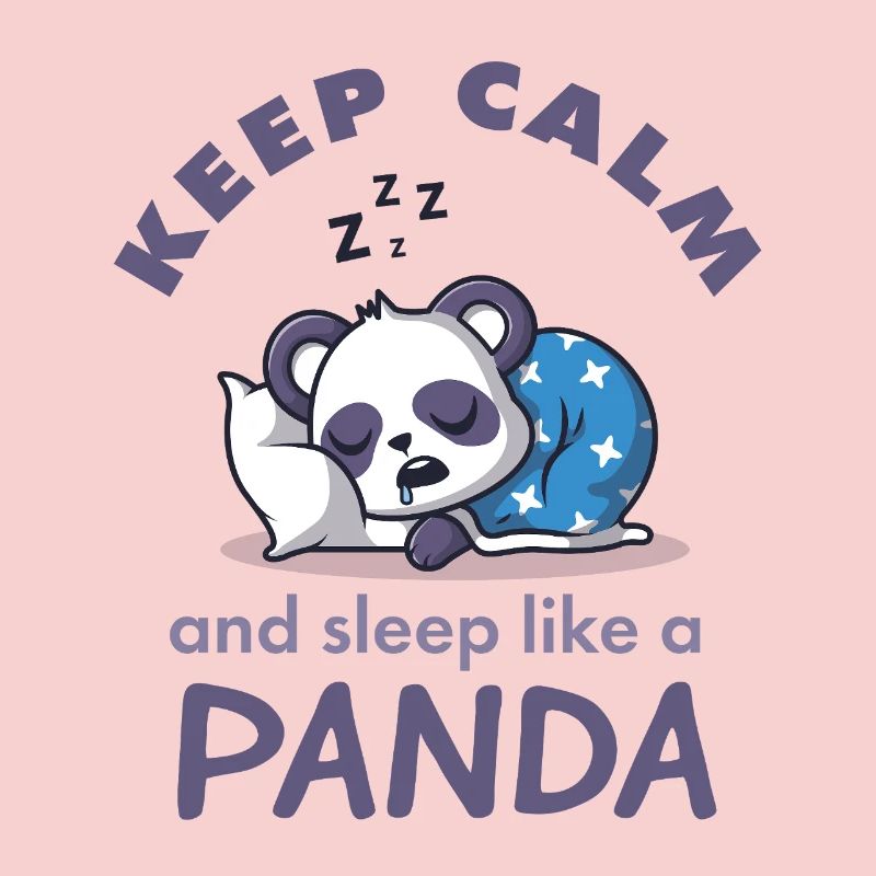 Keep Calm Chemise de nuit panda