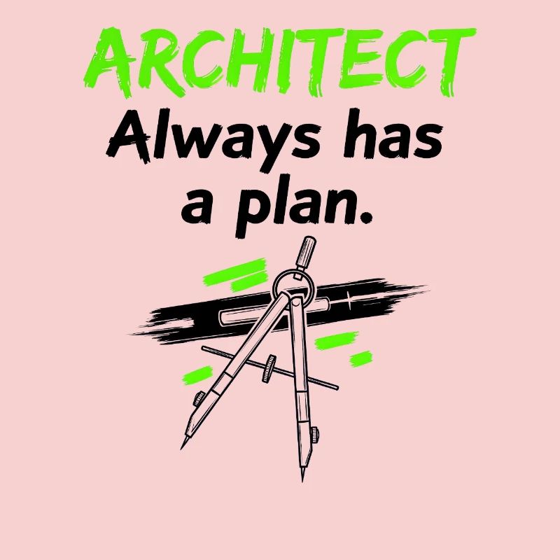 Architect with a plan