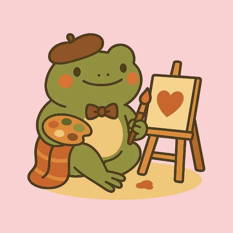 Painter Frog – Creative & Heartfelt
