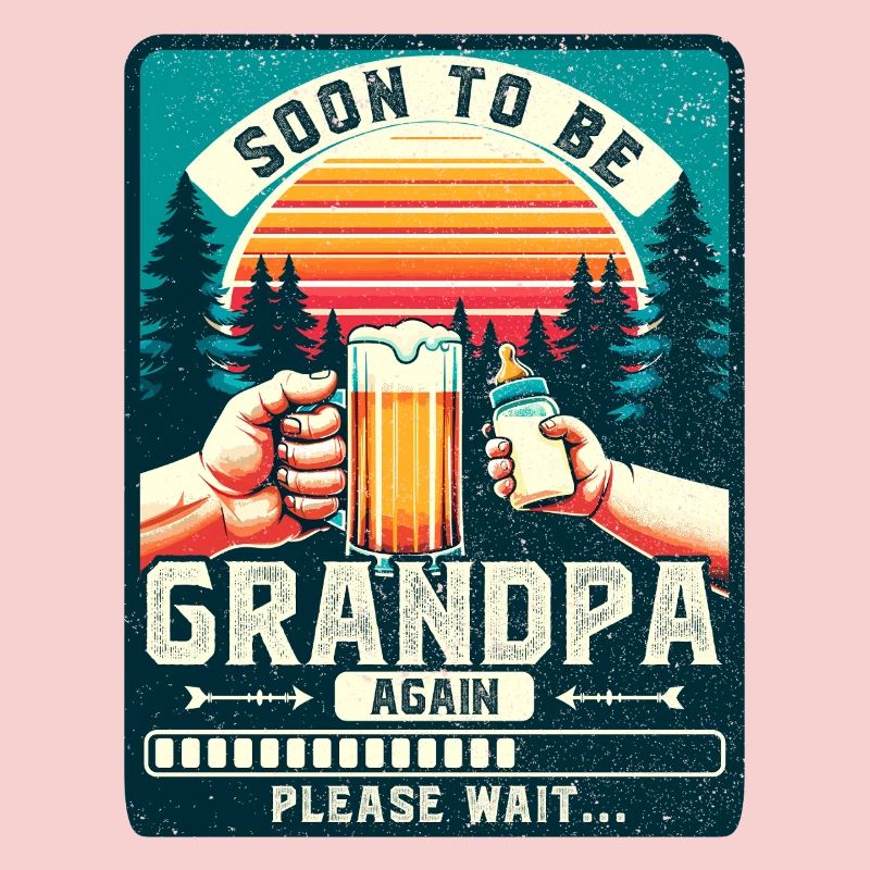 Werdender Opa loading zukünftiger Großvater