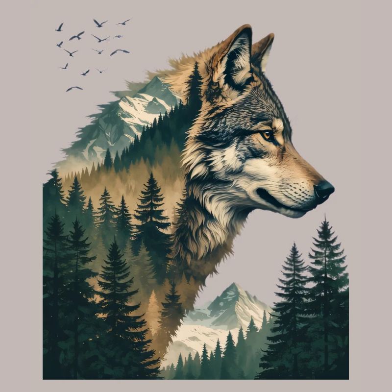 Waldwolf Double Exposition