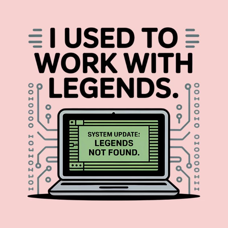 J’avais l’habitude de travailler avec les légendes Cadeau d’adieu pour collègue