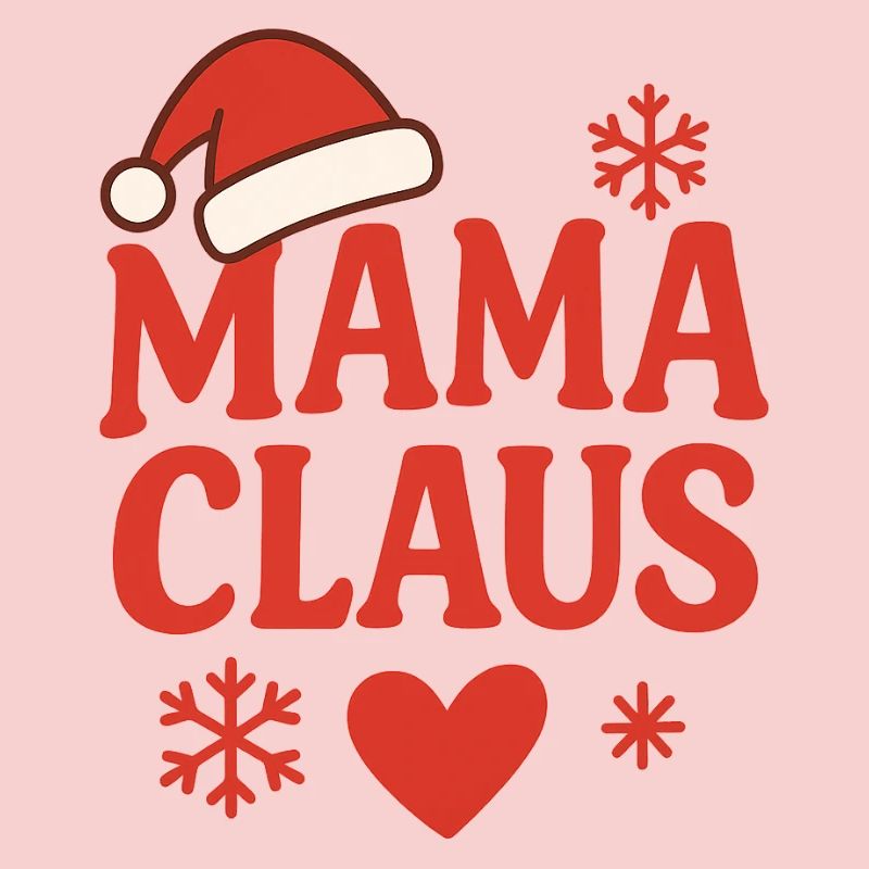 Conception de Noël de la maman Noël