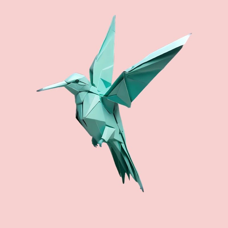Sarcelle d’Origami Colibri
