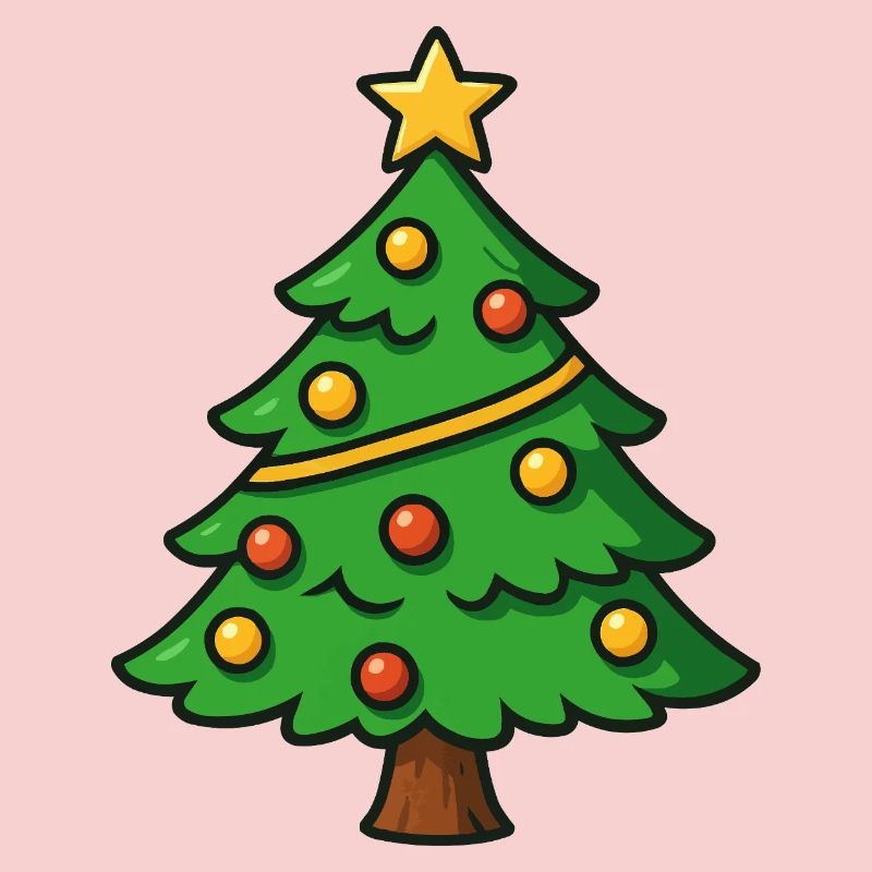 Weihnachtsbaum mit Stern