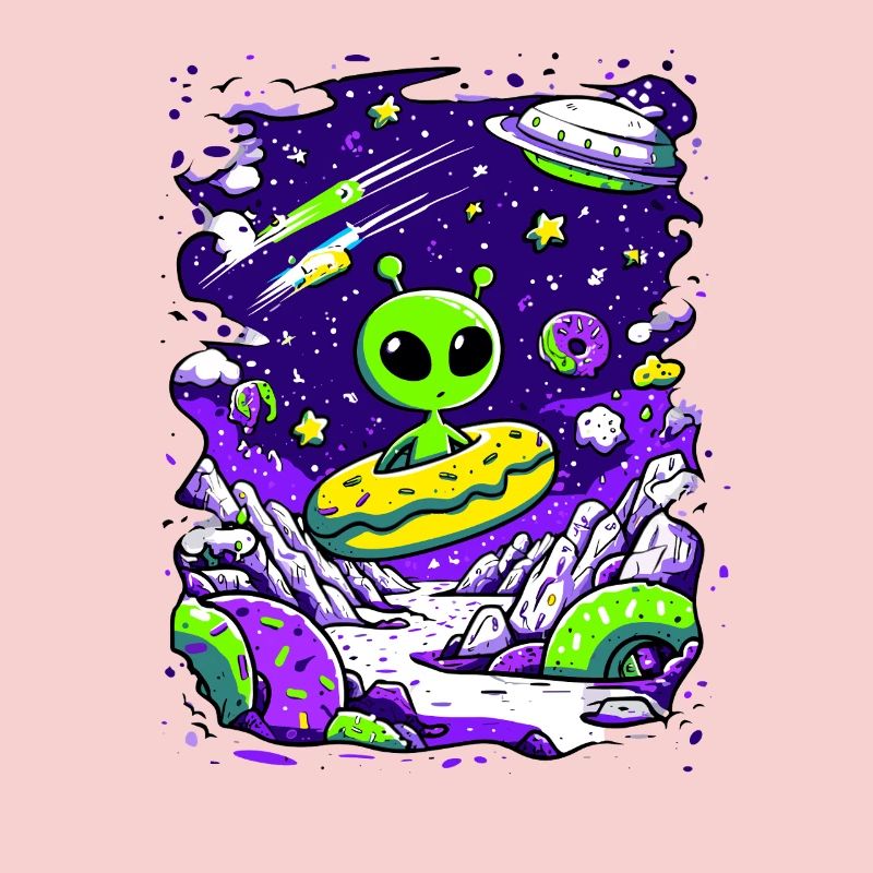 Beignet extraterrestre dans l’espace