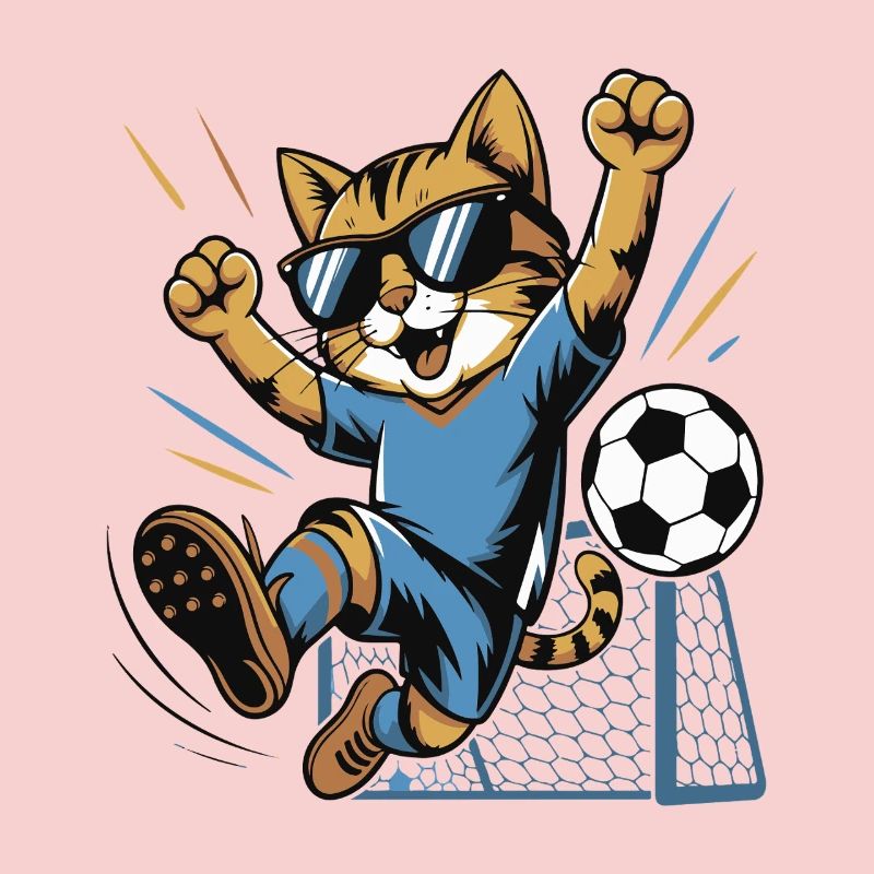 Cat Kicker Encourage dans les buts