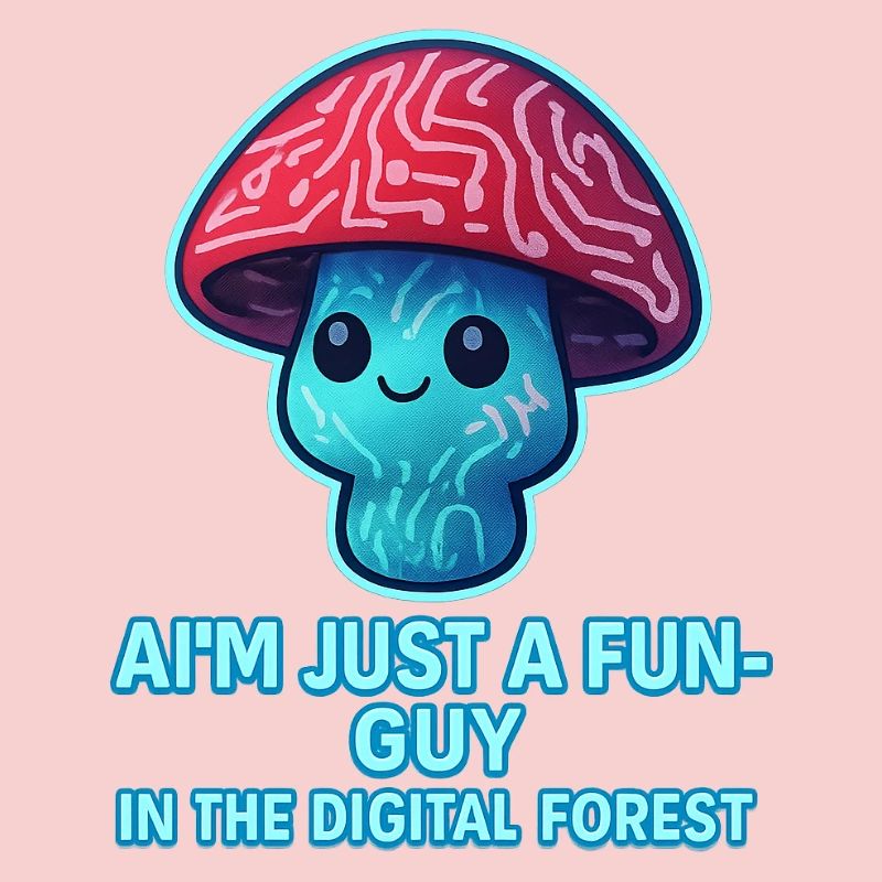 Fun Guy in the Digital Forest