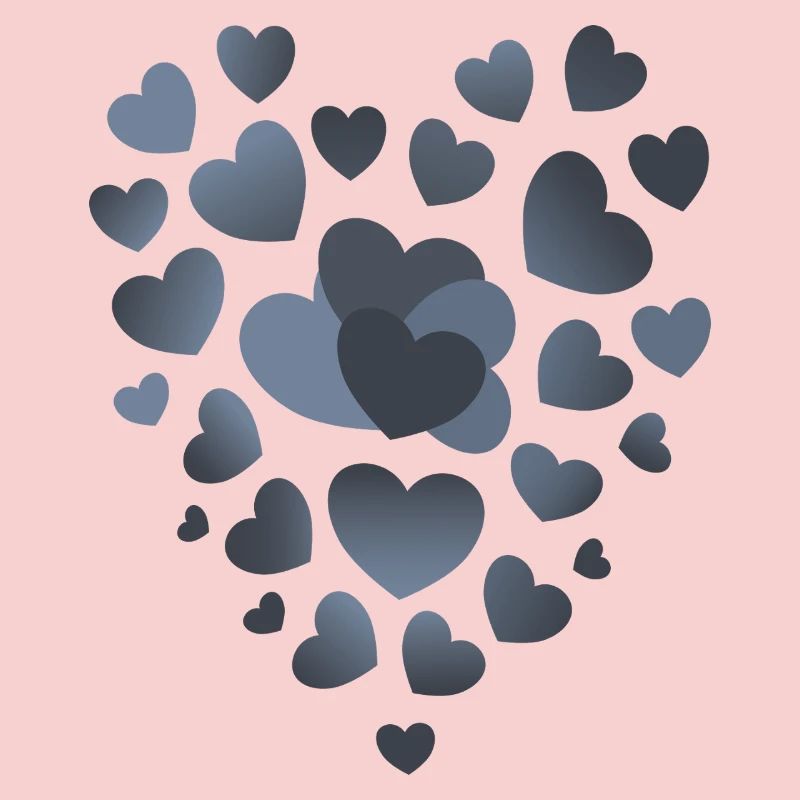 gray blue hearts heart pattern gray hearts