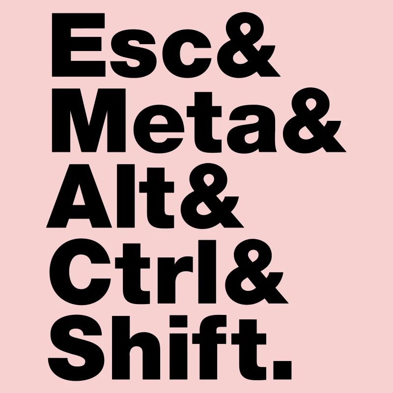 Esc & Meta & Alt & Strg & Shift