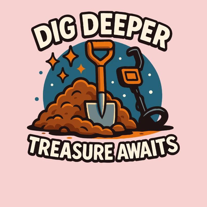 Dig Deeper Treasure Awaits Funny Detectorist