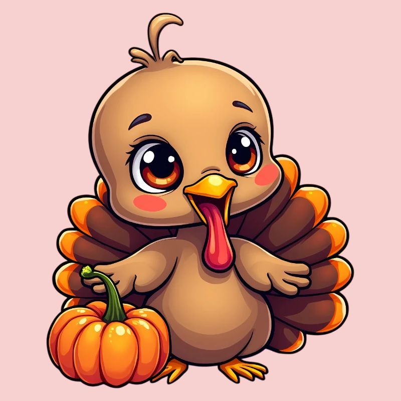 Bébé dinde de Thanksgiving
