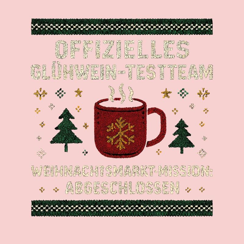 Équipe de test de vin chaud, héros du marché de Noël