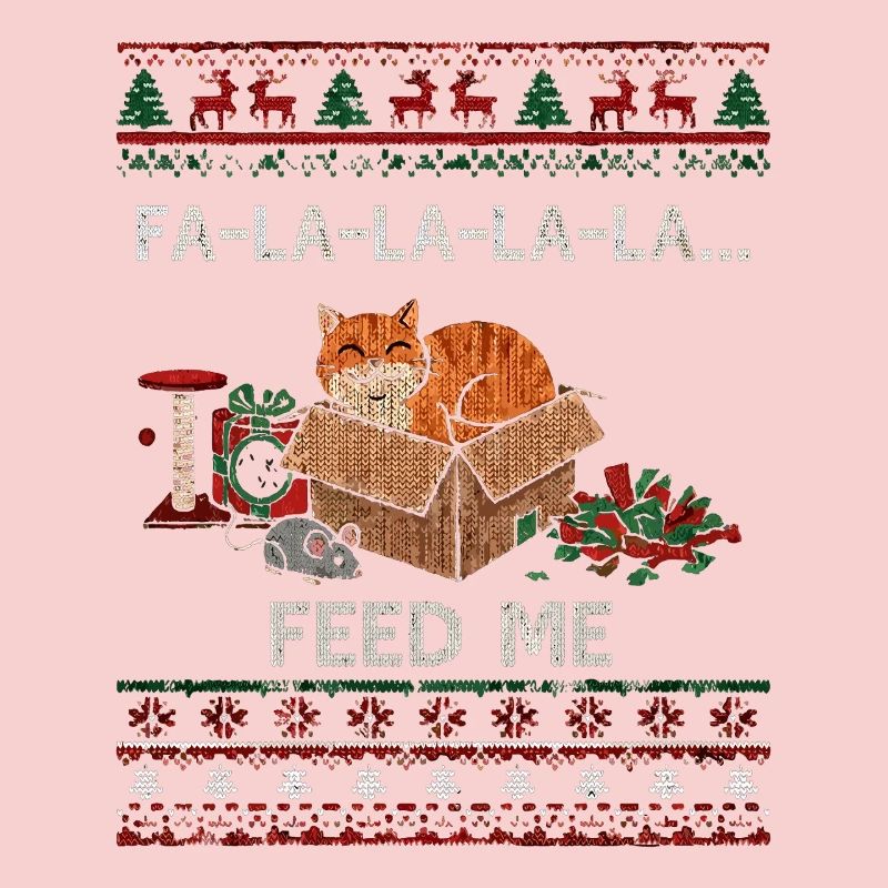 Christmas cat in a box – food requests