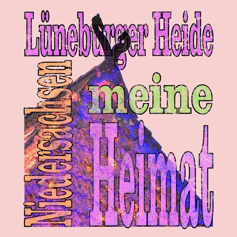 Lüneburger Heide mit Text