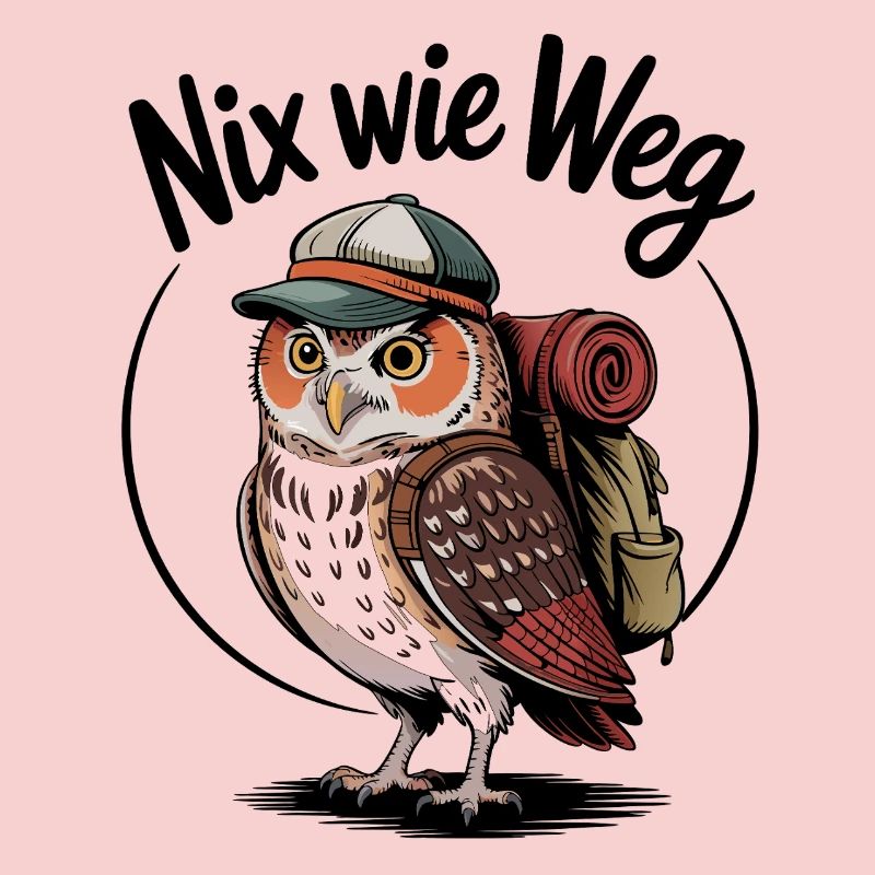 Waldabenteuer Eule mit Rucksack