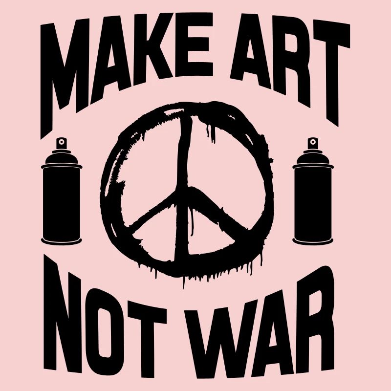 Make Art Not War – Friedens-Graffiti-Spraydose