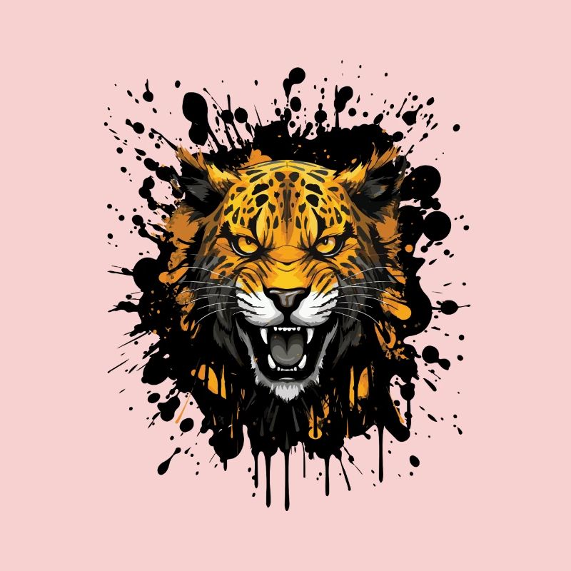 Tiger Splatter Head