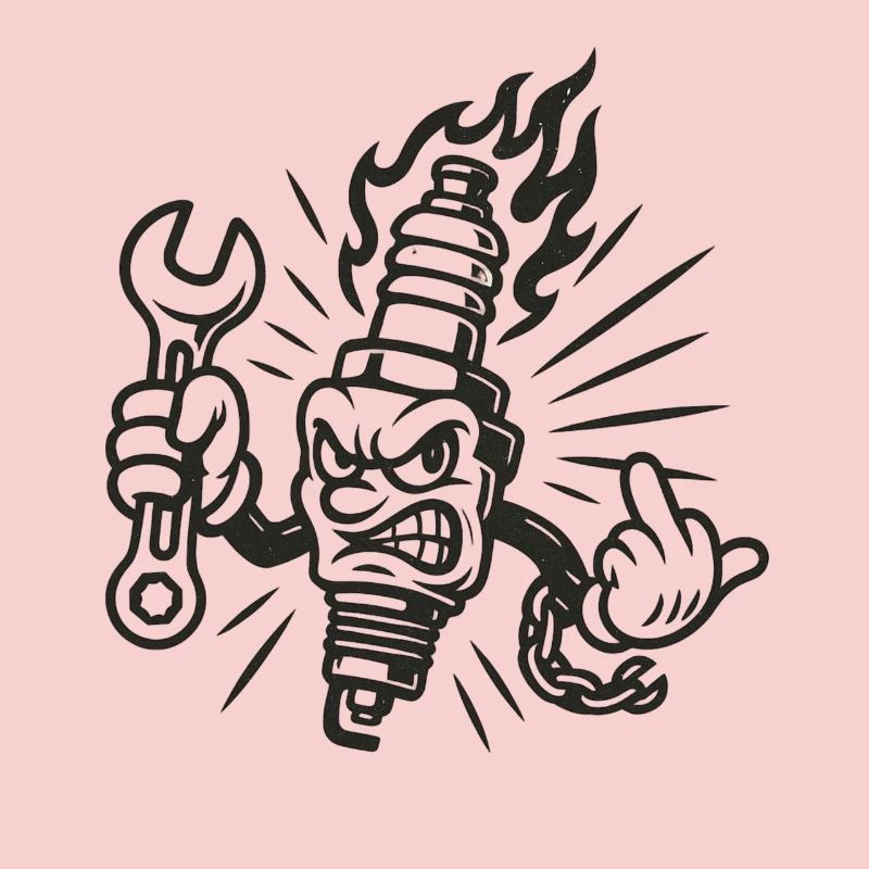 Bad Spark – Cheeky spark plug with screw connections