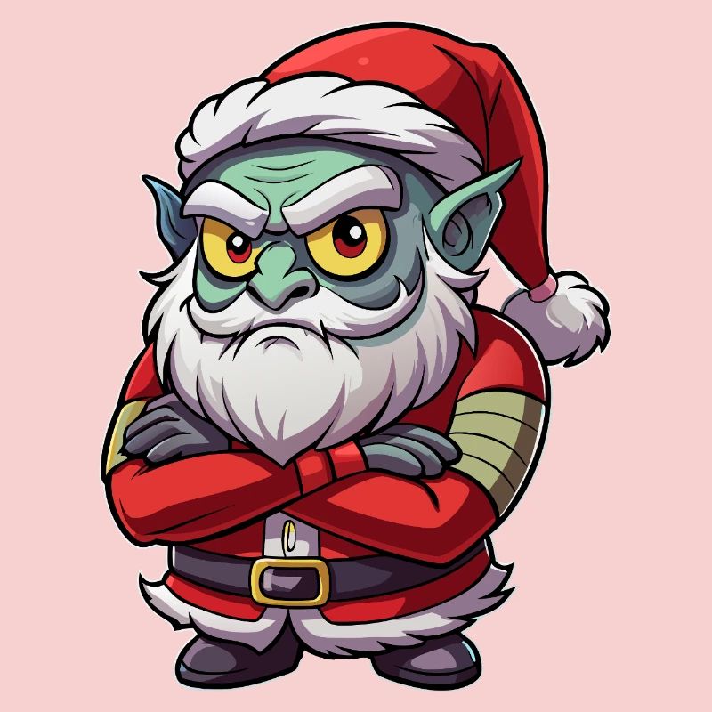 Grumpy Goblin Santa