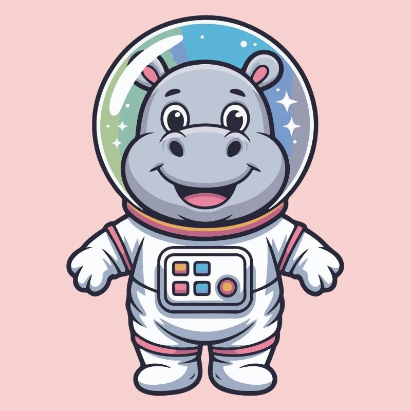 Hippo Astronaut Space Adventure