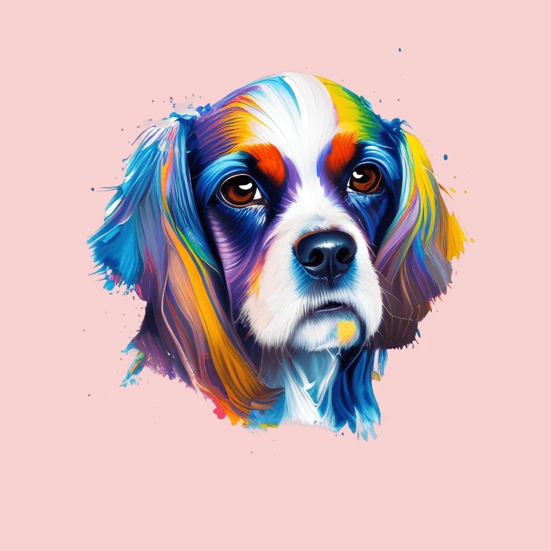Colorful Cocker Spaniel Pop Art Dog Lover Gift