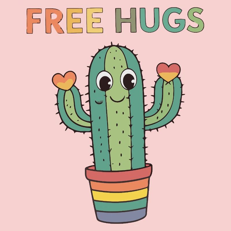 Cactus Rainbow Cuddles
