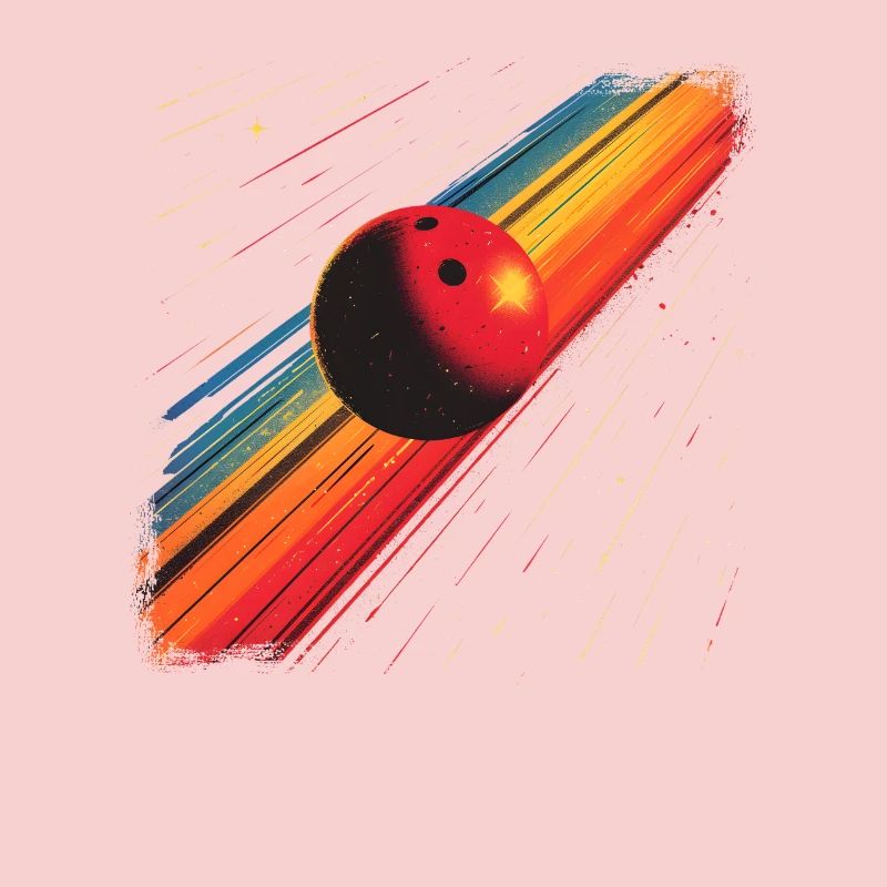 90er Bowlingkugel