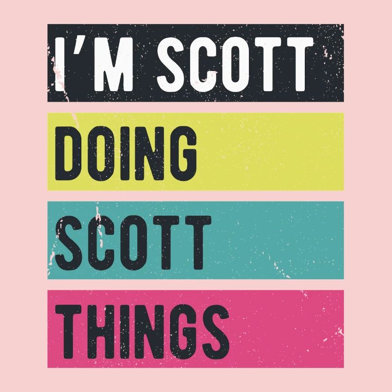 I’m Scott Doing Scott Things Retro Colors
