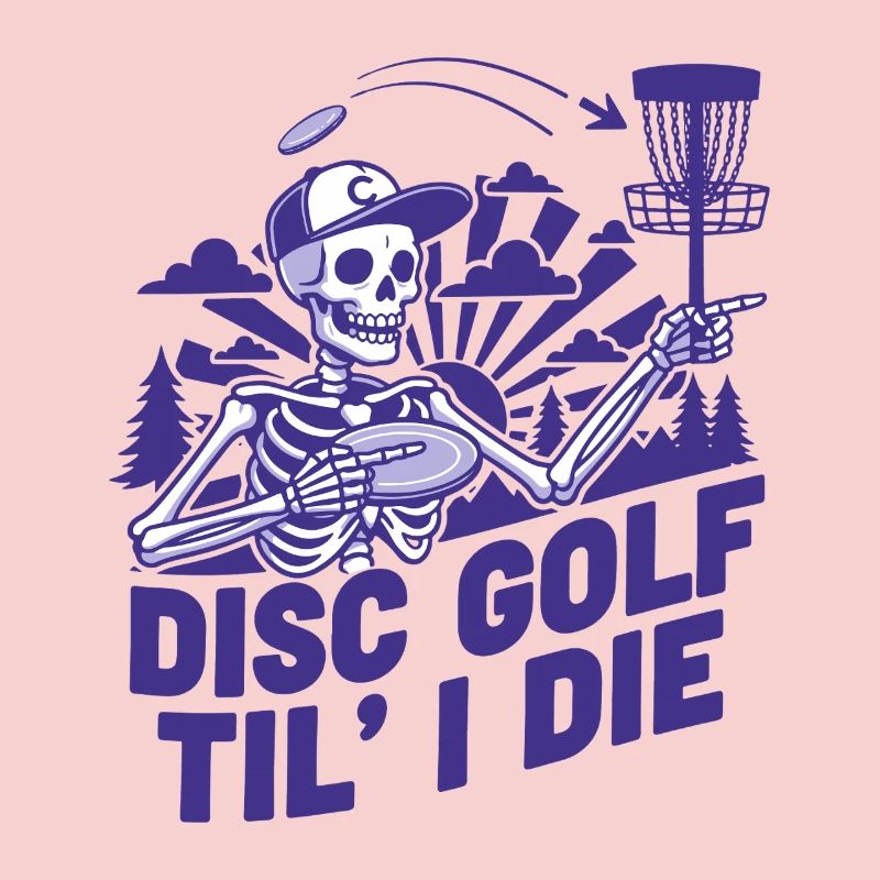 Disc Golf jusqu’à la mort Disc Golfer Drôle Disc Disc Flying Disc