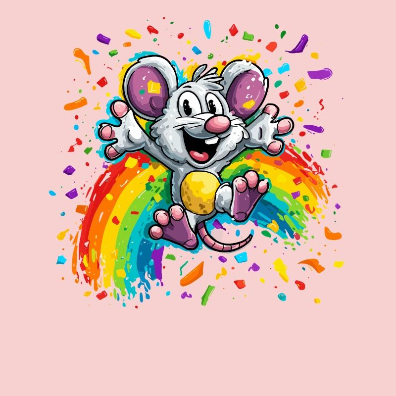 Regenbogen-Maus Farbschauer