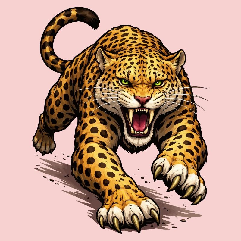 Leopard Animal Comic