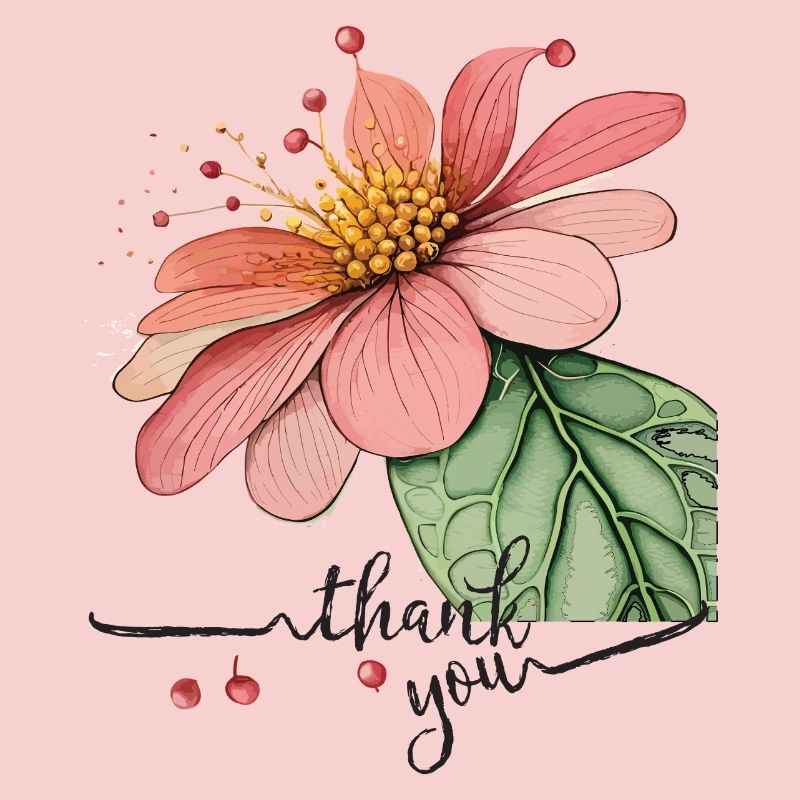 Fleur délicate, merci