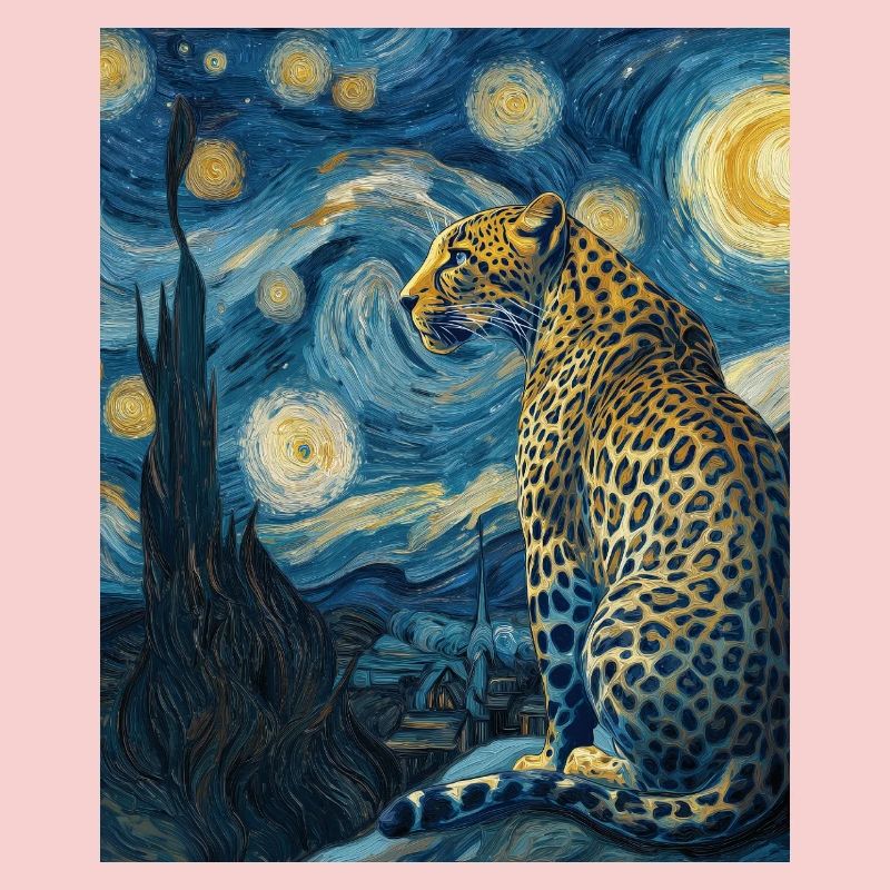 Leopard Van Gogh