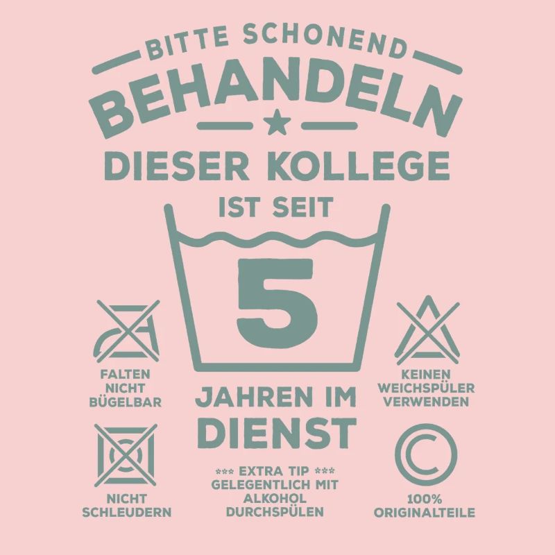 5 ans de service - traite avec douceur - collègue