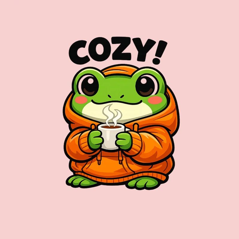 Sweat à capuche Pullover Grenouille Douillet