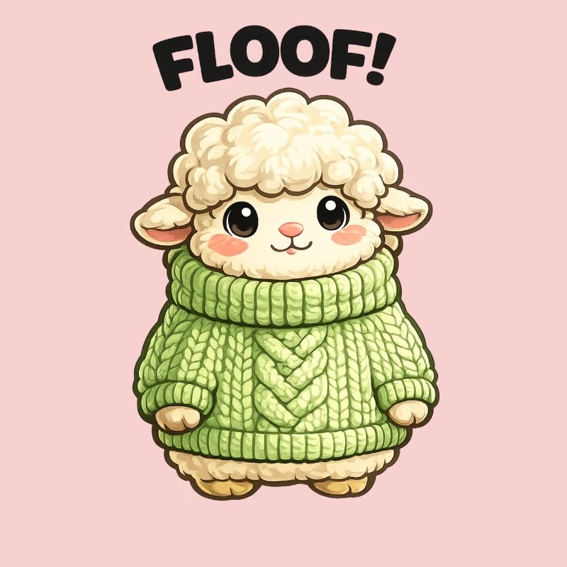 Cuddly Sheep Sweater Design