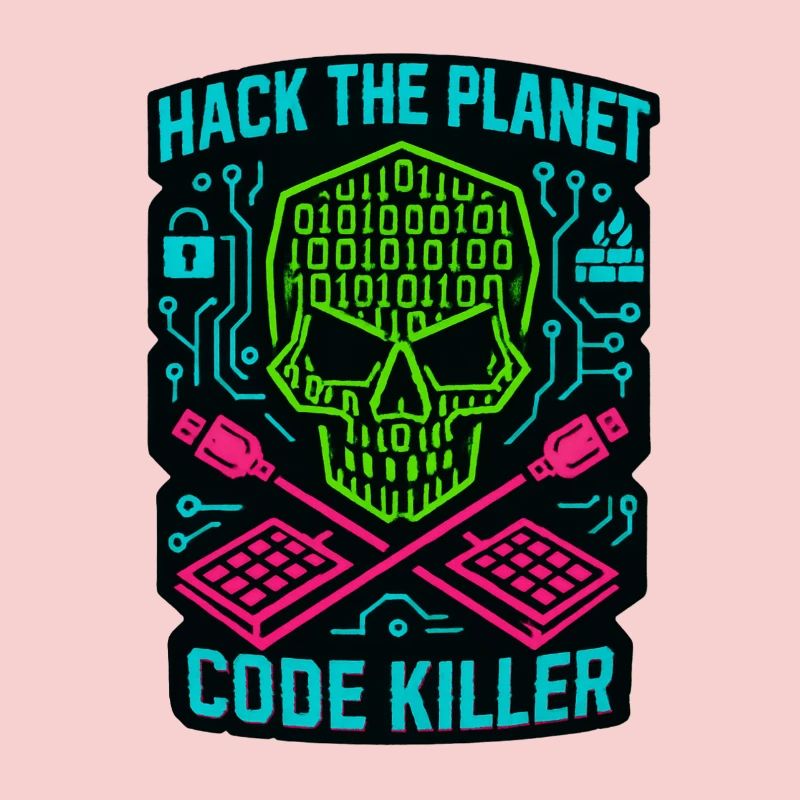 Hack the Planet Code Killer – Cybersicherheit
