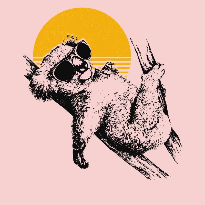 Chilling Koala Sunset