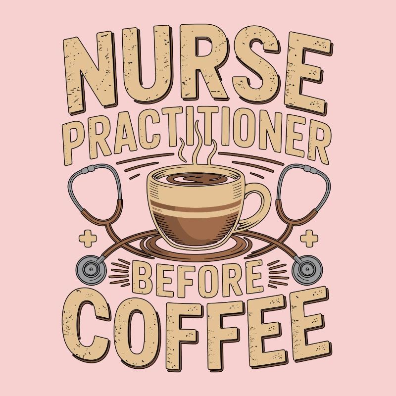Nurse Practitioner Before Nursing Coffee Lover