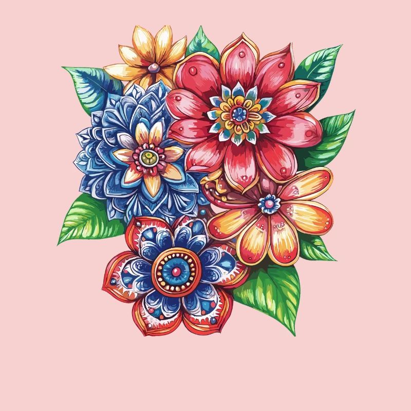 Colour explosion flower bouquet