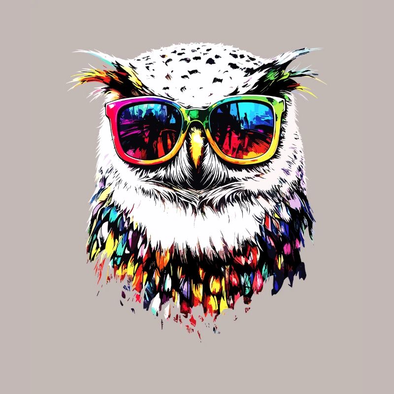 Schneeeule Weiße Eule Kauz Uhu Owl Schnee Eulen