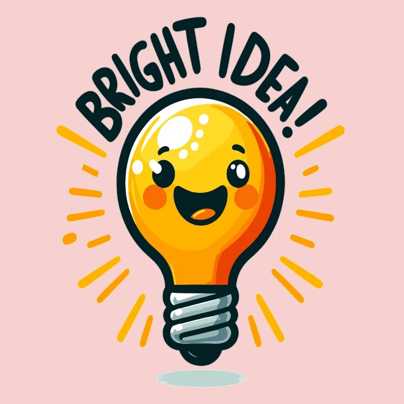 Idée joyeuse d’ampoule