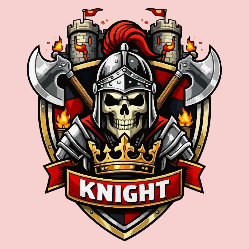 Crusader Skull Emblem