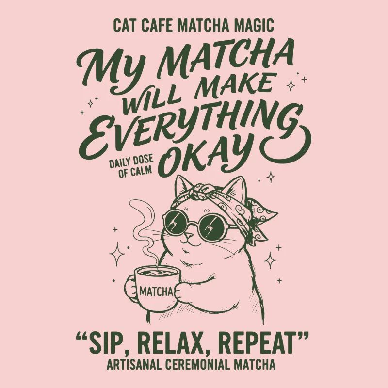 Chats Café, matcha magique que mon matcha fera