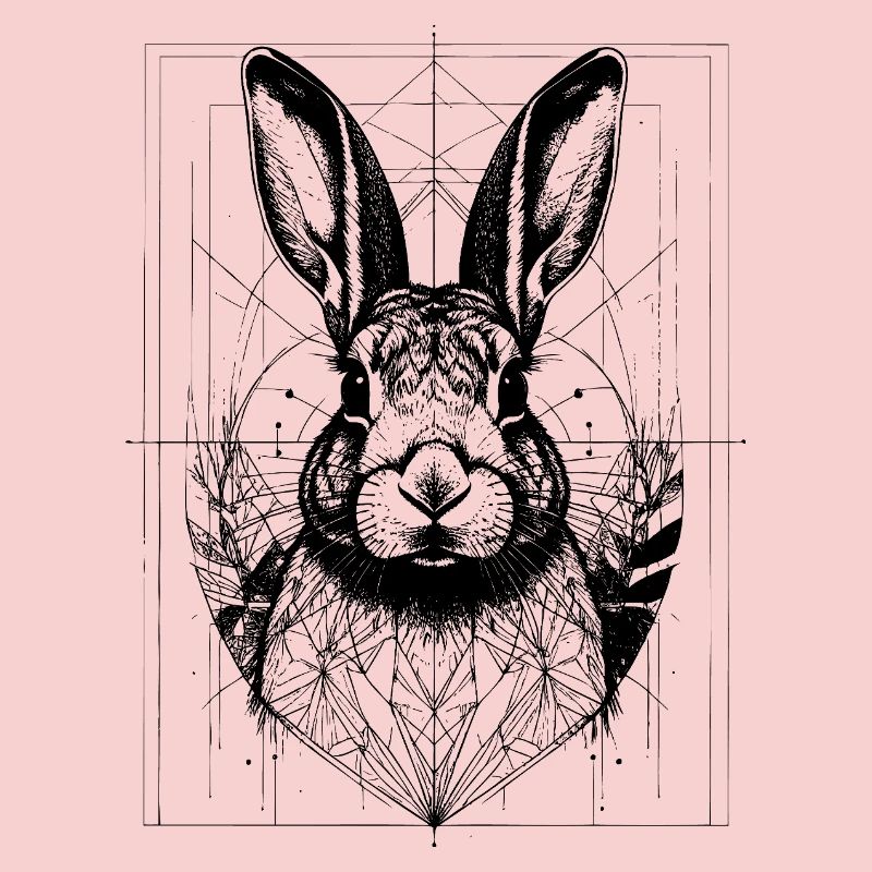 Rabbit in Geometric Frame