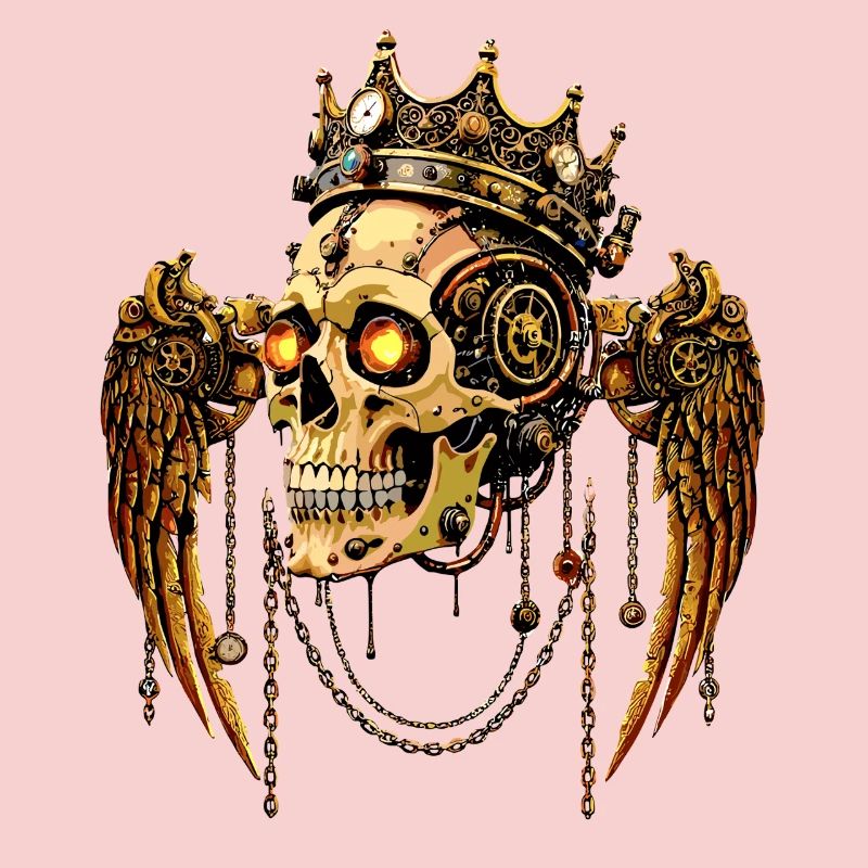 STEAMPUNK SCHÄDEL KRONE